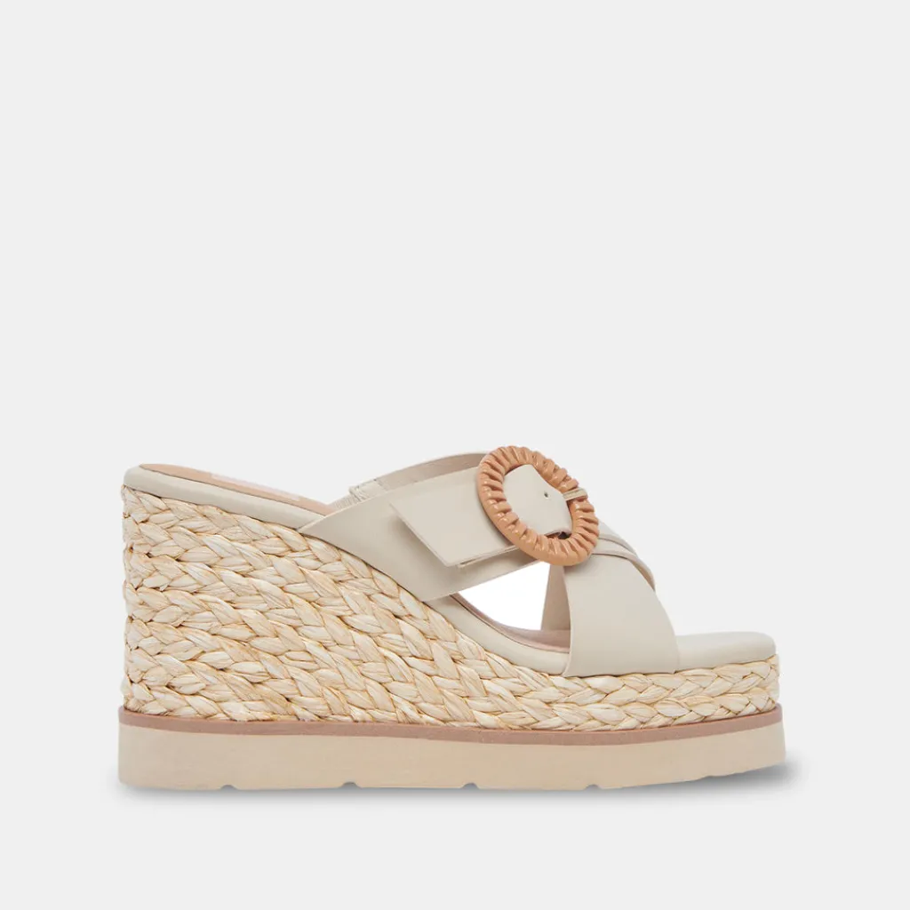 DOLCE VITA Sandals*Luiz Wedges Ivory Stella
