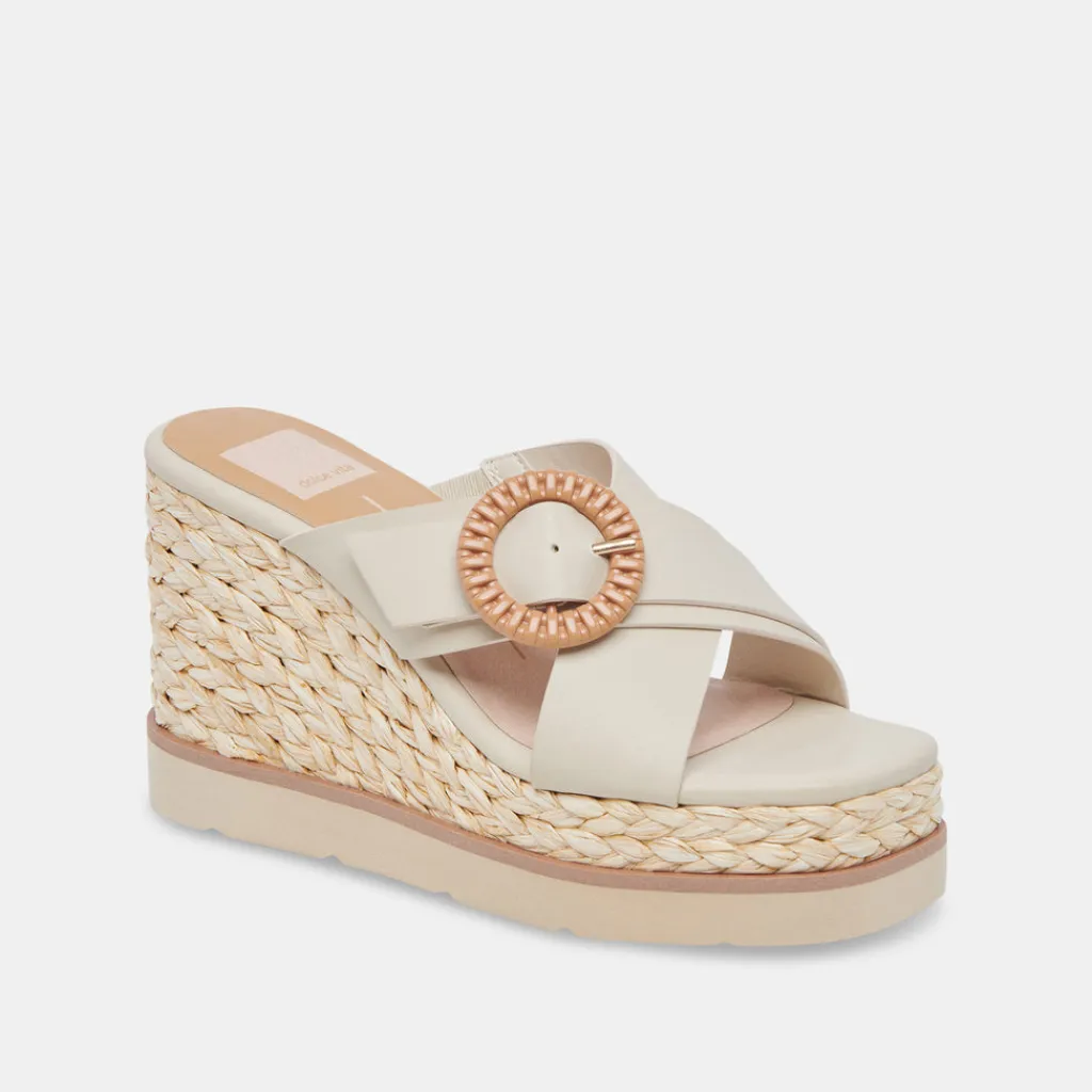 DOLCE VITA Sandals*Luiz Wedges Ivory Stella