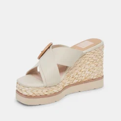 DOLCE VITA Sandals*Luiz Wedges Ivory Stella