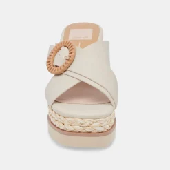 DOLCE VITA Sandals*Luiz Wedges Ivory Stella