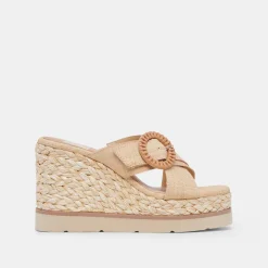 DOLCE VITA Wedges*Luiz Wedges Lt Natural Raffia