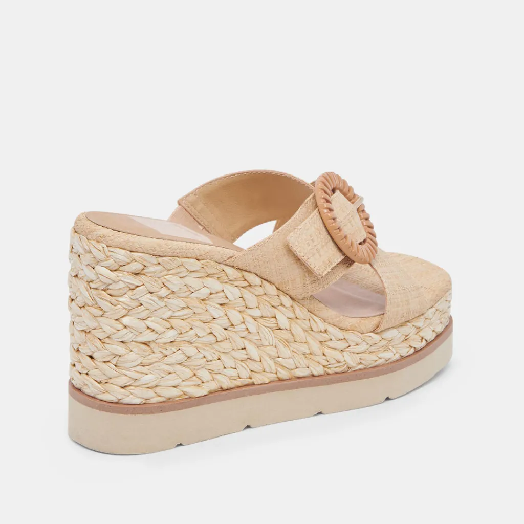 DOLCE VITA Wedges*Luiz Wedges Lt Natural Raffia
