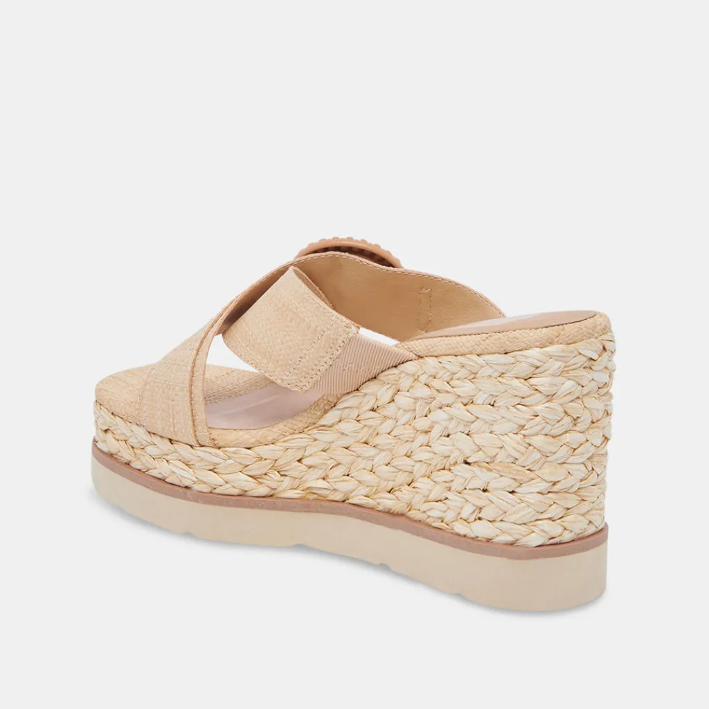 DOLCE VITA Wedges*Luiz Wedges Lt Natural Raffia