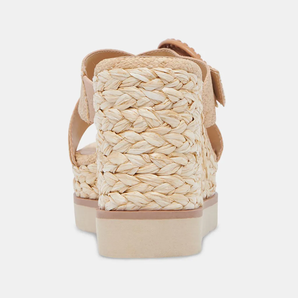 DOLCE VITA Wedges*Luiz Wedges Lt Natural Raffia