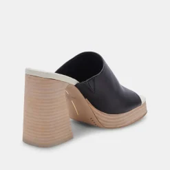 DOLCE VITA Mules & Clogs*Lukas Heels Black Leather