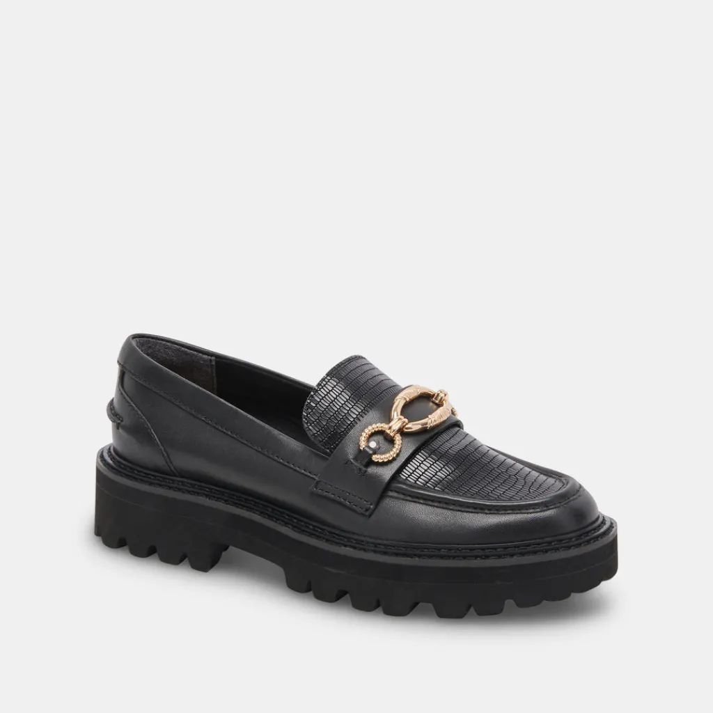 DOLCE VITA Flats & Loafers*Mambo Loafers Black Multi Leather