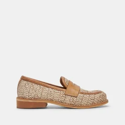 DOLCE VITA Flats & Loafers*Marina Loafers Brown Multi Raffia
