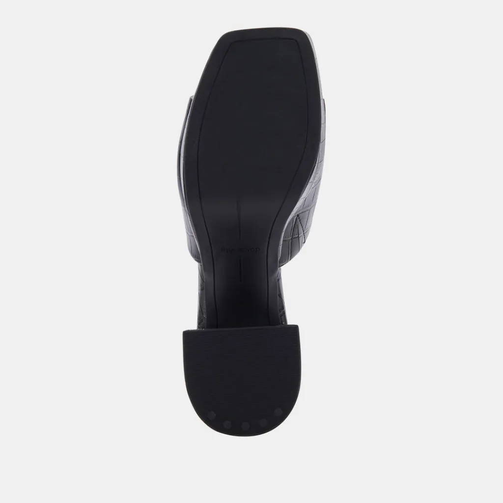 DOLCE VITA Heels*Marsha Heels Noir Embossed Stella