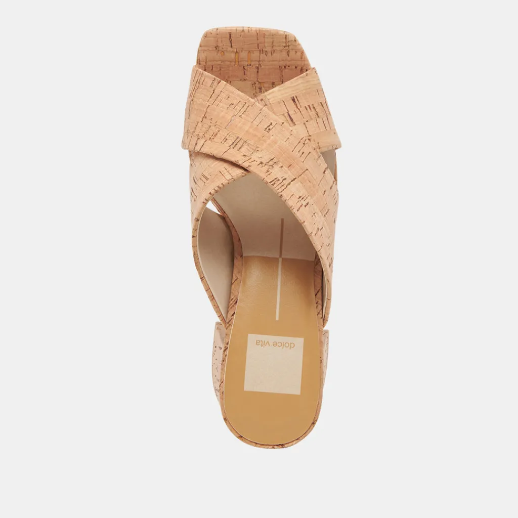 DOLCE VITA Sandals*Martin Heels Natural Cork