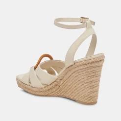 DOLCE VITA Wedges*Maze Wedges Ivory Leather
