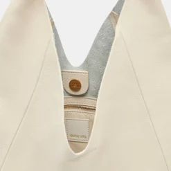 DOLCE VITA Handbags*Mia Tote Ivory Leather