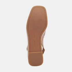 DOLCE VITA Wedges*Nada Loafers Brown Crinkle Patent