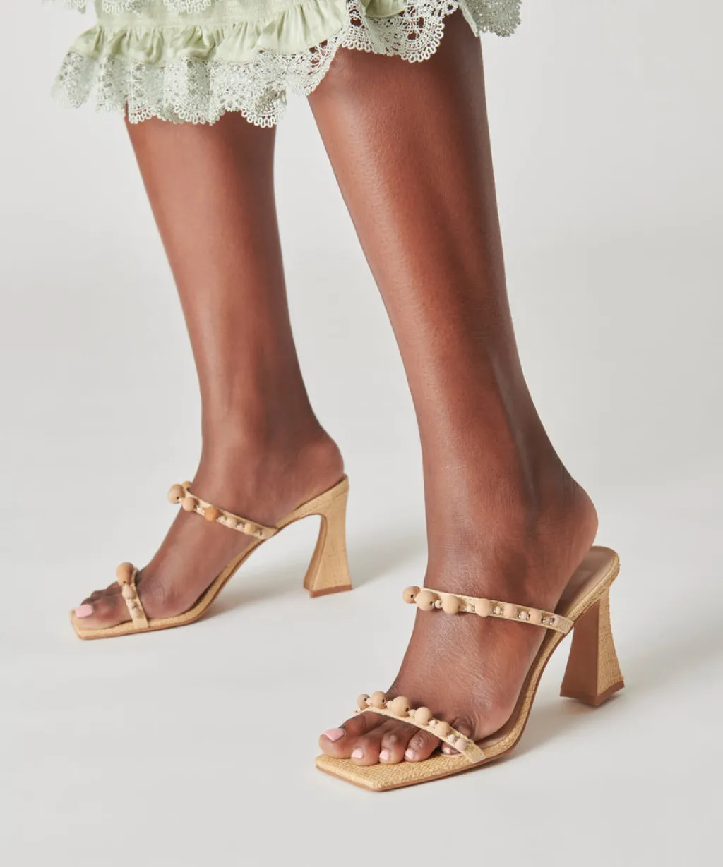 DOLCE VITA Heels*Naja Heels Beachwood Raffia
