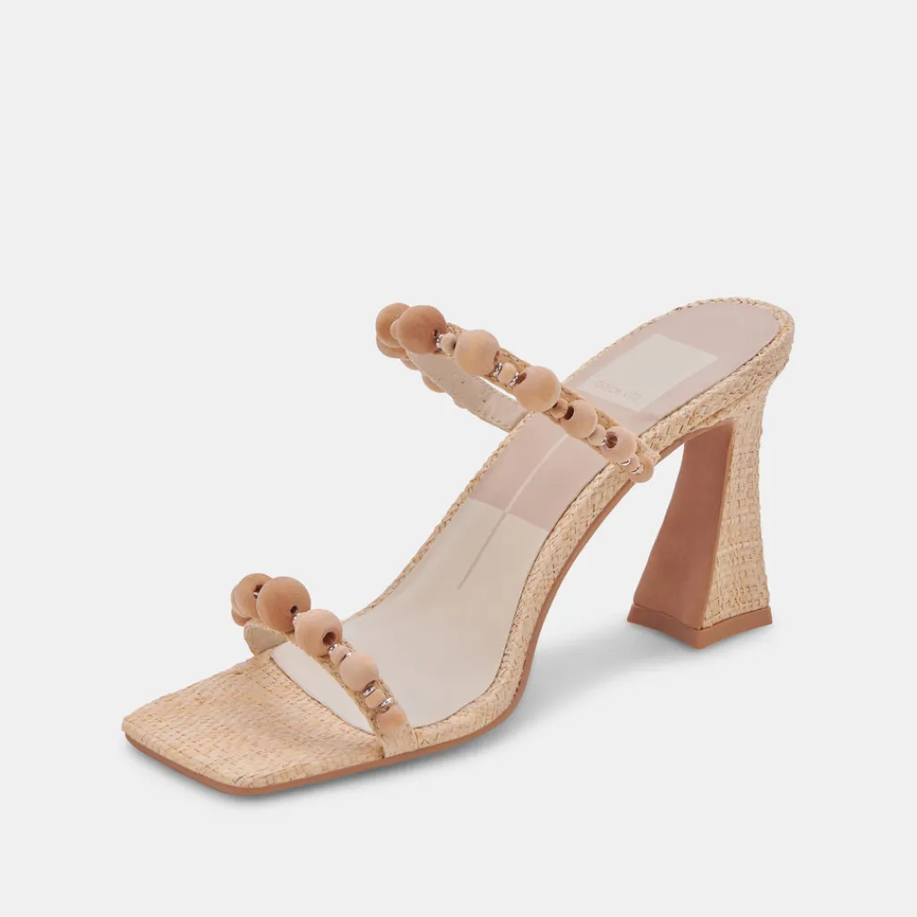 DOLCE VITA Heels*Naja Heels Beachwood Raffia