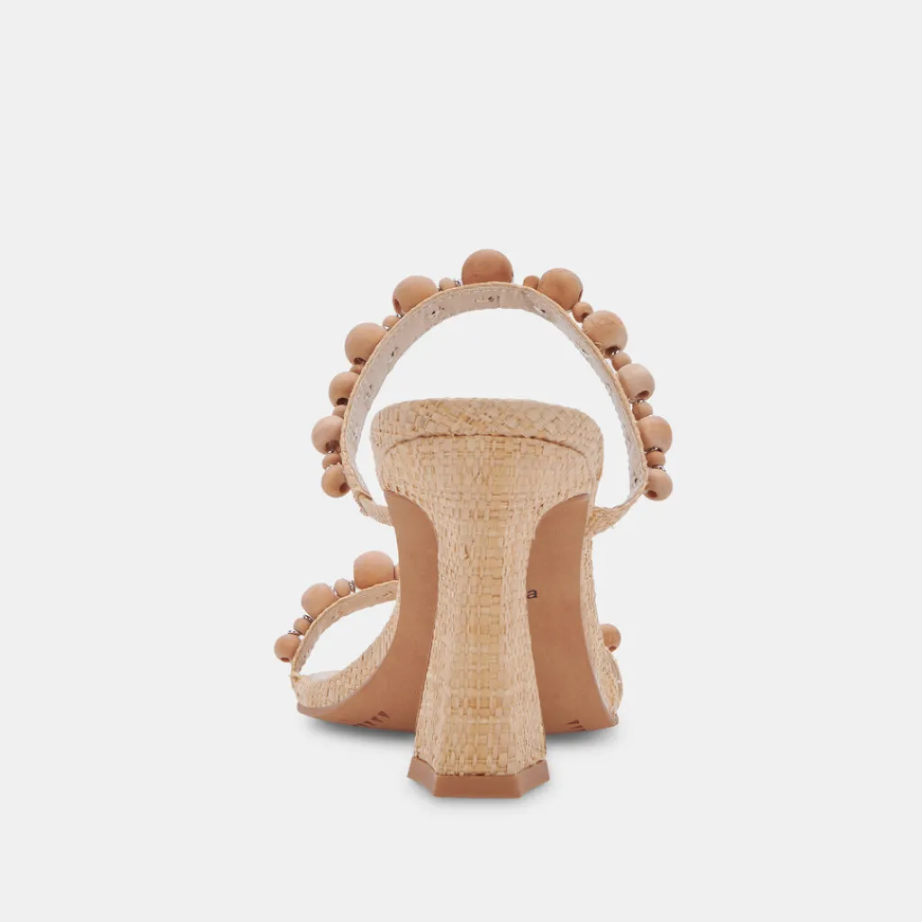 DOLCE VITA Heels*Naja Heels Beachwood Raffia