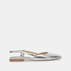 DOLCE VITA Flats & Loafers*Narah Flats Silver Metallic Leather
