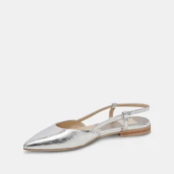 DOLCE VITA Flats & Loafers*Narah Flats Silver Metallic Leather