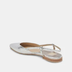 DOLCE VITA Flats & Loafers*Narah Flats Silver Metallic Leather