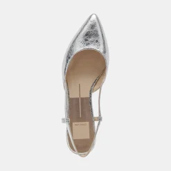 DOLCE VITA Flats & Loafers*Narah Flats Silver Metallic Leather