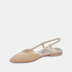 DOLCE VITA Flats & Loafers*Narah Flats White Natural Raffia