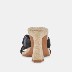 DOLCE VITA Heels*Nitro Heels Black Raffia