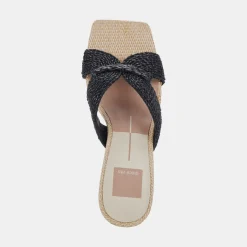 DOLCE VITA Heels*Nitro Heels Black Raffia