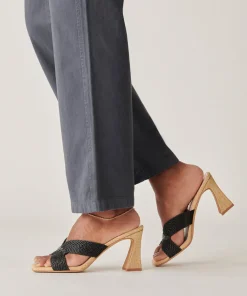 DOLCE VITA Heels*Nitro Heels Black Raffia