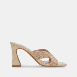 DOLCE VITA Heels*Nitro Heels Lt Natural Raffia