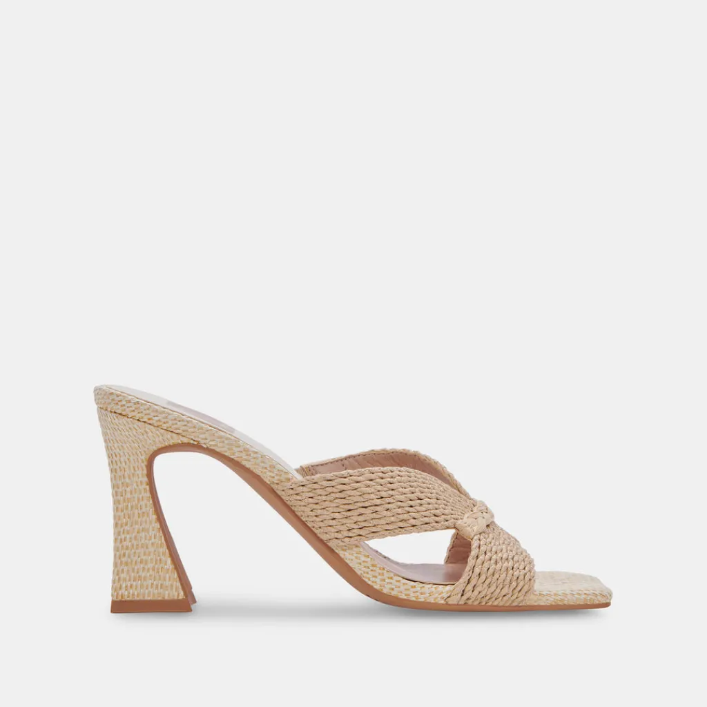 DOLCE VITA Heels*Nitro Heels Lt Natural Raffia