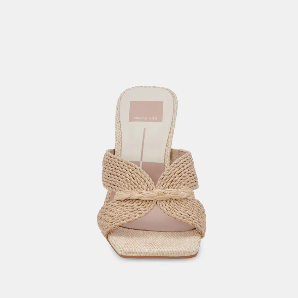 DOLCE VITA Heels*Nitro Heels Lt Natural Raffia