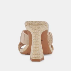 DOLCE VITA Heels*Nitro Heels Lt Natural Raffia