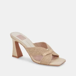 DOLCE VITA Heels*Nitro Heels Lt Natural Raffia