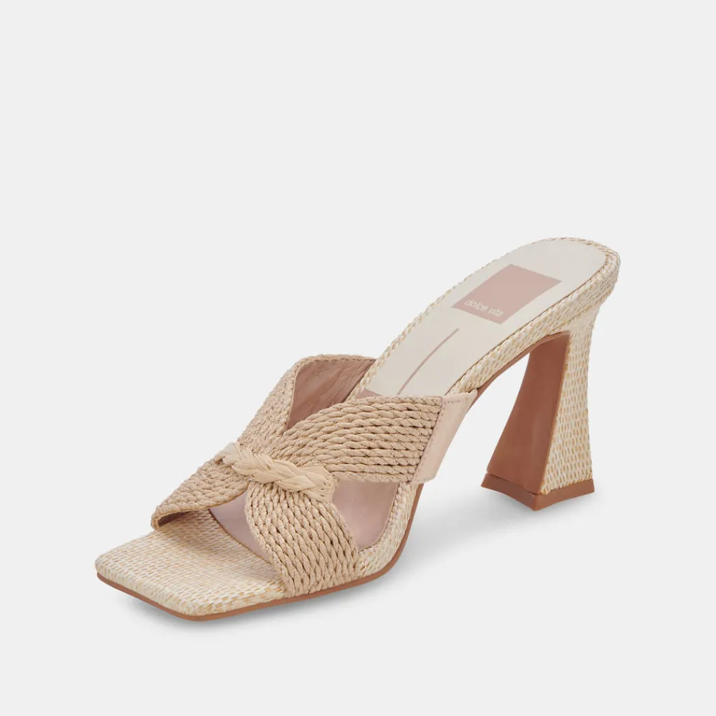 DOLCE VITA Heels*Nitro Heels Lt Natural Raffia