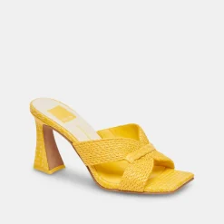 DOLCE VITA Heels*Nitro Heels Yellow Raffia