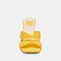 DOLCE VITA Heels*Nitro Heels Yellow Raffia