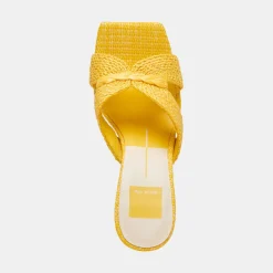 DOLCE VITA Heels*Nitro Heels Yellow Raffia