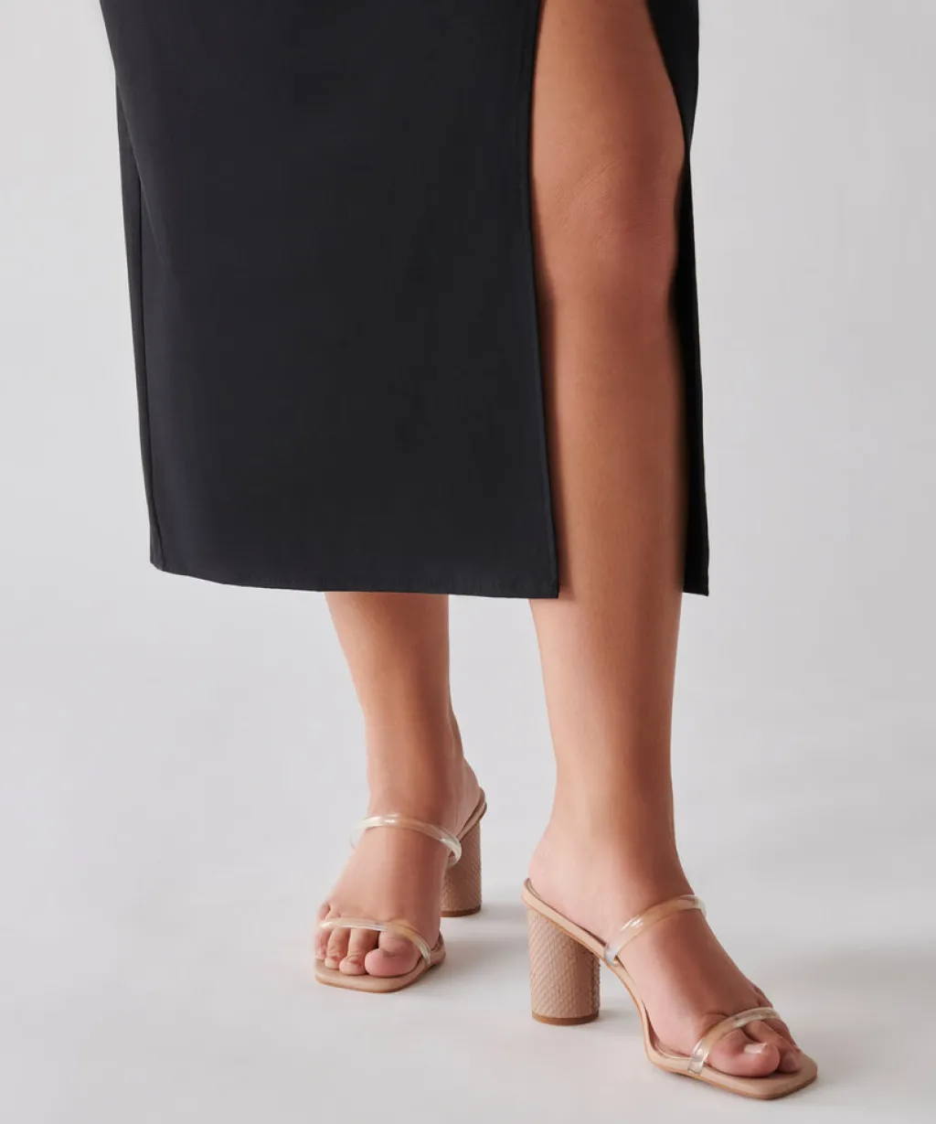 DOLCE VITA Heels*Noles Heels Nude Crystal
