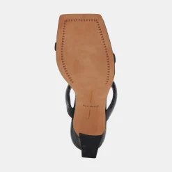 DOLCE VITA Heels*Novah Heels Black Embossed Stella