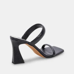 DOLCE VITA Heels*Novah Heels Black Embossed Stella