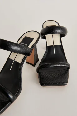 DOLCE VITA Heels*Novah Heels Black Embossed Stella