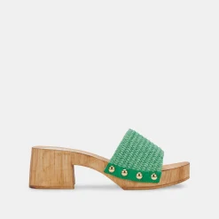 DOLCE VITA Heels*Oakley Heels Seaglass Raffia