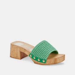 DOLCE VITA Heels*Oakley Heels Seaglass Raffia