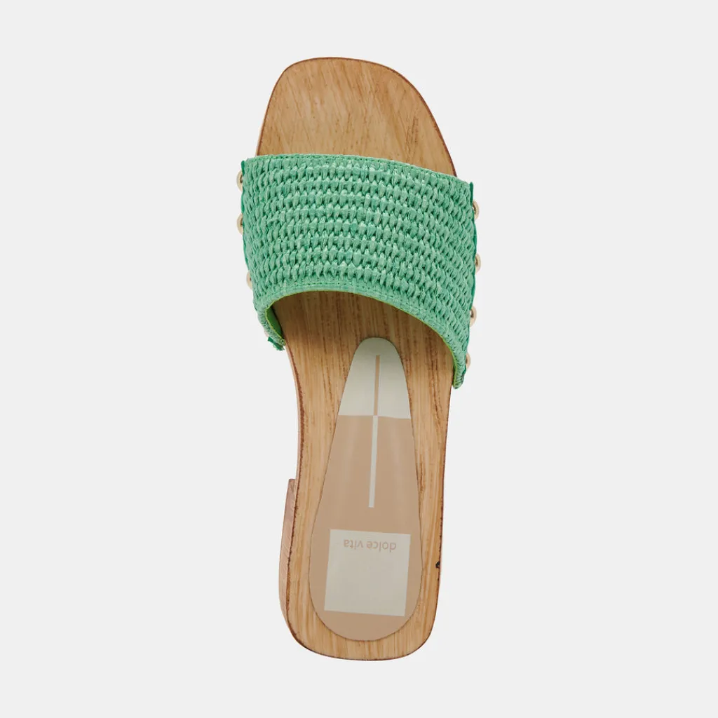 DOLCE VITA Heels*Oakley Heels Seaglass Raffia