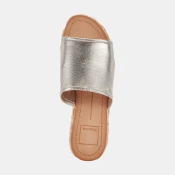 DOLCE VITA Sandals*Pablos Wide Sandals Gold Metallic Leather