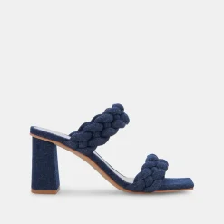 DOLCE VITA Sandals*Paily Heels Indigo Denim