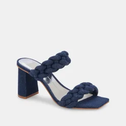 DOLCE VITA Sandals*Paily Heels Indigo Denim