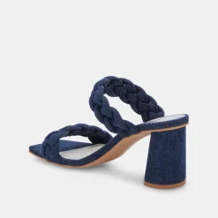 DOLCE VITA Sandals*Paily Heels Indigo Denim