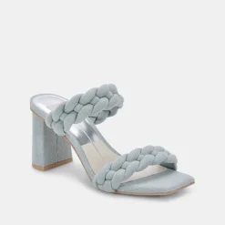 DOLCE VITA Sandals*Paily Heels Light Blue Denim
