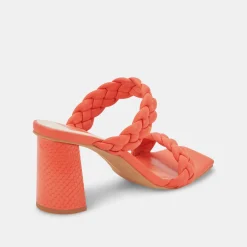 DOLCE VITA Sandals*Paily Heels Persimmon Stella