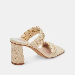 DOLCE VITA Heels*Paily Raffia Heels Vanilla Raffia
